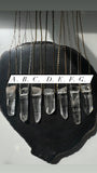 Lemurian Quartz necklace - Master Healer clear Quartz Pendant