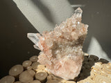 Pink Himalayan Quartz Cluster