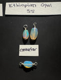 Turquoise, opal and or pearl connector Charm