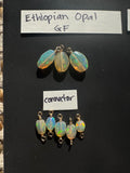 Turquoise, opal and or pearl connector Charm