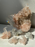 Pink Himalayan Quartz Cluster