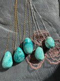 Peruvian Turquoise - chrysocolla Pendant