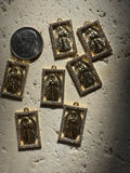 Guadalupe Dainty Gold Charm, Virgin Mary Charm,Guadalupe Gold Charm,Tiny Religious Charm
