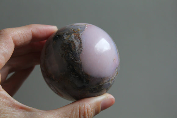 Pink Opal Sphere - Peru 149g