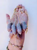 Rainbow Spirit Quartz drilled Necklace