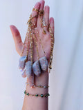 Rainbow Spirit Quartz drilled Necklace