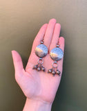Silver Concho Earrings