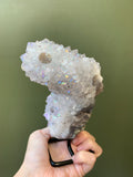 Psychedelic Aura Amethyst cluster