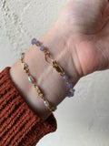 Rare tanzanite beaded bracelet