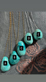 Peruvian Turquoise - chrysocolla Pendant