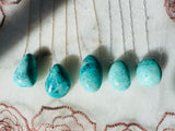 Peruvian Turquoise - chrysocolla Pendant