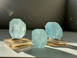 Aquamarine faceted gem - March Birthstone