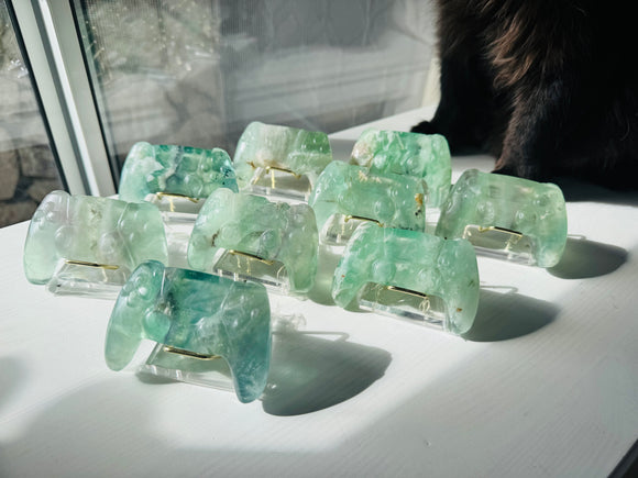 Fluorite Video Game controller - crystal controller