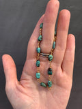 Turquoise beaded bracelet (gold filled)