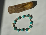 Arizona Turquoise bracelet (gold filled)
