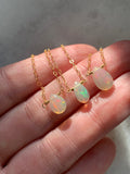 Dainty Opal necklace