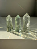 Green Quartz point (heated)