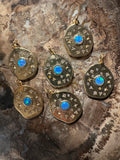 Opal Star Galaxy Charm