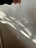 Selenite Suncatcher - Diamond chain