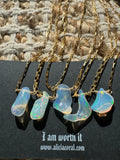 Opal branch necklace
