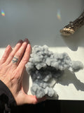Druzy blue fluorite - sugar fluorite from Inner Mongolia