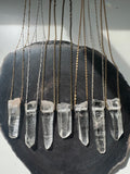 Lemurian Quartz necklace - Master Healer clear Quartz Pendant