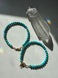 Hubei Turquoise bracelet (gold filled)