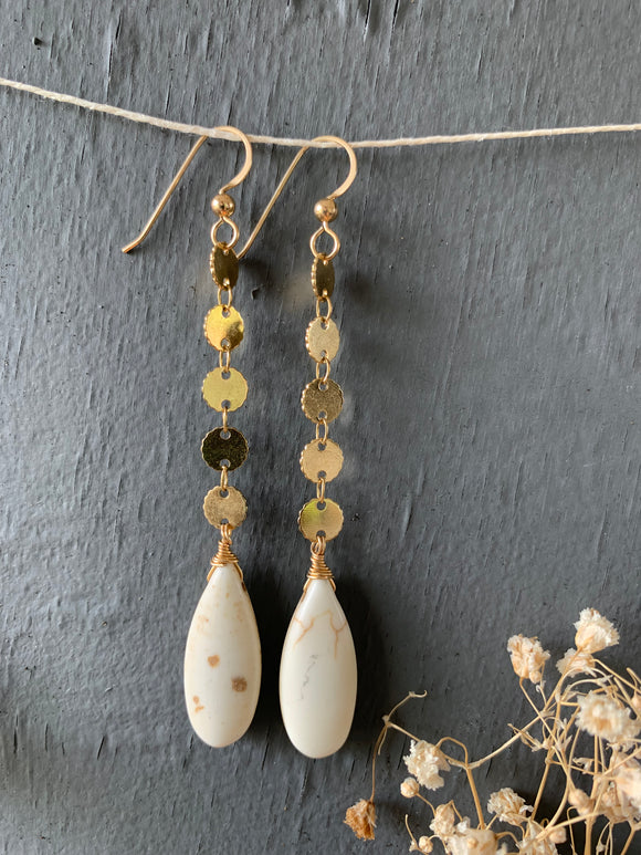 Howlite Earrings