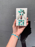 Turquoise Light switch cover - midsize