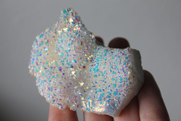 Angel Aura Snow Quartz Cluster
