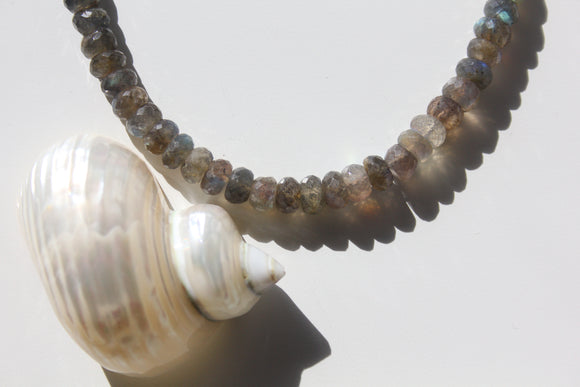 Labradorite Crystal Necklace -15