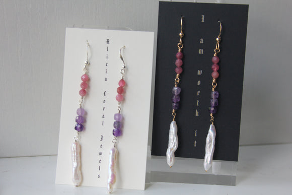 Pink and Purple Gems