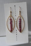 Pink Tourmaline Earrings