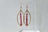 Pink Tourmaline Earrings