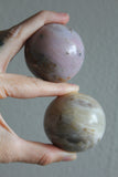 Pair of Opal Spheres - Peru