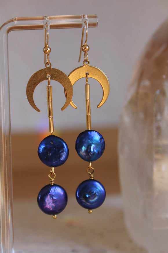 Blue Moon Earrings