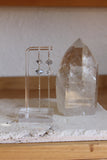 Herkimer diamond Sterling silver earrings
