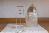 Herkimer diamond Sterling silver earrings