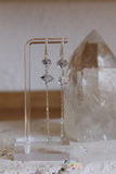 Herkimer diamond Sterling silver earrings