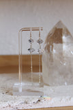 Herkimer diamond Sterling silver earrings