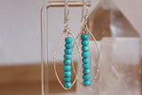 Turquoise and Sterling silver Earrings