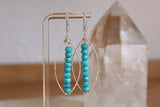 Turquoise and Sterling silver Earrings