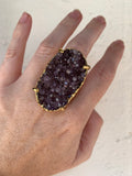 Amethyst Stardust Ring