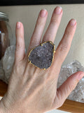 Amethyst Stardust Ring