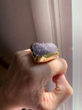 Amethyst Stardust Ring