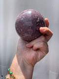 Lepidolite Sphere 958g
