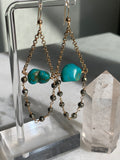 Kingman turquoise Earrings