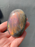 Sunset labradorite palmstone