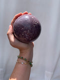 Lepidolite Sphere 958g