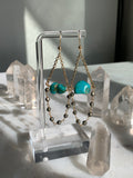 Kingman turquoise Earrings